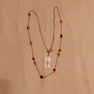 Talbots Multicolored Beaded Necklace